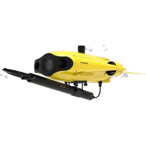 مطاردة Gladius Mini S Underwater Drone ROV - حزمة FlashPack 200M | كاميرا 4K الترا اتش دي