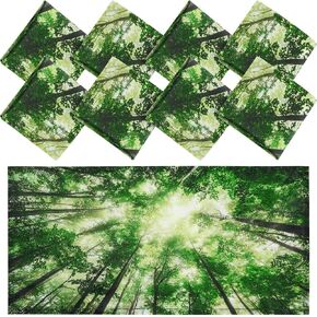 Patelai 8 Pack Fluorescent Light Covers for Classroom Ceiling 4 x 2 Feet Magnetic Light Covers Filter for Office School Drop Ceiling Supplies(Fall Trees Style) in Saudi Arabia