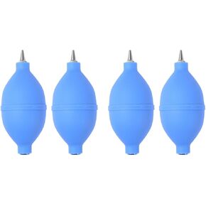 4 Pcs Air Blower Dust Cleaner for Screen: Soft Tip Silicone Bulb Air Pump Dust Blower - Camera Microscope Telescope Eyepiece Guitar Filters Keyboard Cell Phone and Succulents