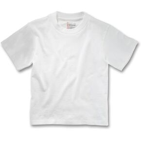 Hanes Toddler Boys' Crew Undershirts 5-Pack, 2T/3T-White