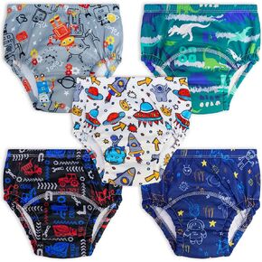 Baby Boys Potty Training Underwear Toddler Training Underwear for Boys Absorbent Potty Training Pants Boys Cotton Pee Pants 2t 3t 4t