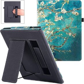 BOZHUORUI Stand Case for 7.8" Onyx Boox Tab Mini C/Boox Nova Air/Air2 and Boox Nova Air C Color - Premium PU Leather Sleeve Cover with Hand Strap and Auto Sleep/Wake (Constellation-1)