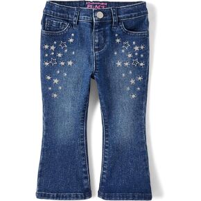 The Children's Place Baby Girls' and Toddler Flare Denim Jeans