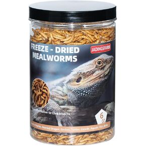Freeze Dried Grasshoppers – 4.5 Oz High Protein Freeze Dried Grasshoppers Food for Reptiles, Bearded Dragons Lizards, Geckos, Birds, Hedgehogs