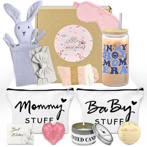 New Mom Gifts & Baby Girl Gift,11 Pcs Pregnancy Gifts for First Time Mom Expecting Mom,New Mom Care Package After Baby,Baby Girl Gifts for Mom,Gender Reveal Gifts