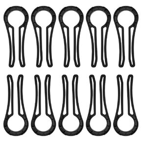 10 Pcs Gas Stove Knob Safety Lock Baby Kids Proofing Stove Oven Locks Universal Size Clear View Covers for Baby Kids Pets Safety Proof Prevent Children Pets from Accidentally Turning Gas Stove