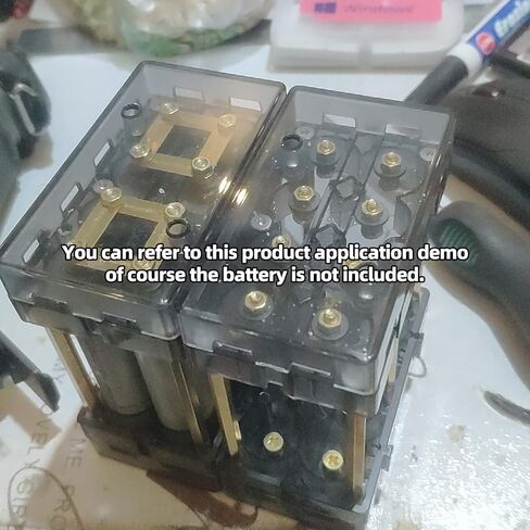 DIY Energy Storage Kit 21700 Battery Holder Case Box Bracket Slot PC+ABS Plastic Material,Support 2S3P 3S2P 1S6P Splicable No Soldering Support High Current 2pcs (2pcs 2 * 3 Slots) in Kuwait