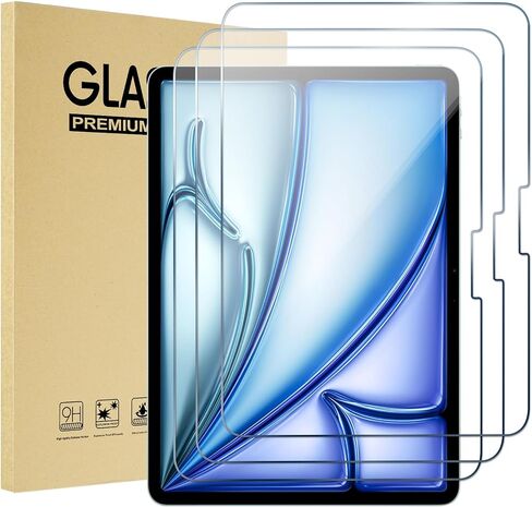 واقي شاشة ProCase لجهاز iPad Pro 13 بوصة (M4)/ iPad Air 13 بوصة (M2) 2024 واقي شاشة من الزجاج المقوى - قطعتان in Kuwait