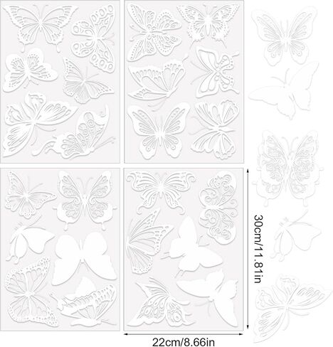 26PCS Leaf Window Bird Decals for Birds Strikes - Anti-Collision Window Clings to Prevent Bird Strikes Static Cling Window Decals in Saudi Arabia
