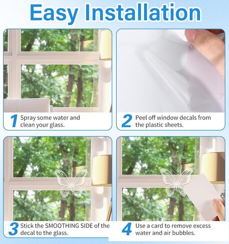 26PCS Leaf Window Bird Decals for Birds Strikes - Anti-Collision Window Clings to Prevent Bird Strikes Static Cling Window Decals in Saudi Arabia