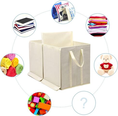 Toy Box Chest, Collapsible Sturdy Storage Bins with Lids, Extra Large Kids Toy Storage Organizer Boxes Bins Baskets for Kids, Boys, Girls, Nursery Room, Playroom, Closet (A-TBX-GRAY-MULTI) in Saudi Arabia