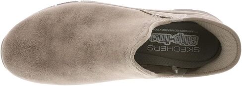 حذاء Skechers للسيدات سهل الاستخدام - ساعة عصرية بدون استخدام اليدين سهل الارتداء للكاحل، أسود، عرض 5.5 in Saudi Arabia