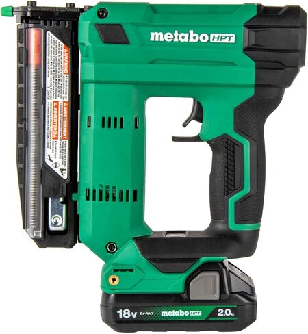 Metabo HPT 18V MultiVolt™ Cordless 23-Gauge Pin Nailer Kit | Includes Battery and Charger | Double Trigger for Maximum Safety | One Piece Nose Structure | Dry Fire Lockout | NP1835DA in Saudi Arabia