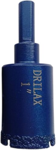 Drilax 4 Inch Diamond Hole Saw Ceramic Porcelain Tile Quartz Granite Countertop Glass Bottle Super Long Life Vacuum Brazed Technology Single Pack Tile Drill Bit 4 inch in Saudi Arabia