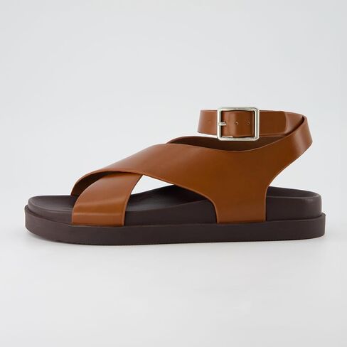 CUSHIONAIRE Women's Emoji Vegan Leather Platform Sandal +Memory Foam, Wide Widths Available in Saudi Arabia