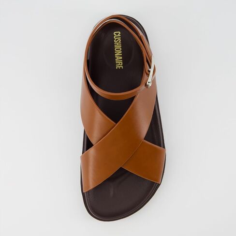 CUSHIONAIRE Women's Emoji Vegan Leather Platform Sandal +Memory Foam, Wide Widths Available in Saudi Arabia