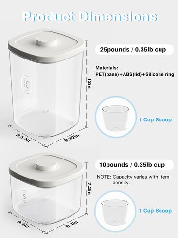 Dog food storage container with Pop Lid,Dry Pet Food storage bin,Dog Treat Container with Measuring Cup,12Lbs/200oz/10.5 Qt/10kg/11.2L in Saudi Arabia