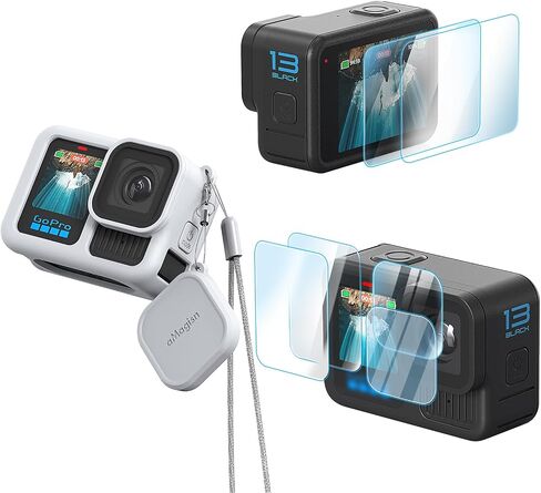 Silicone Protective Case Cover,Screen and Lens Protector for GoPro Hero 13 (Black) in Saudi Arabia