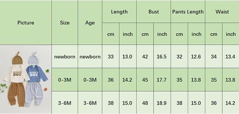 Ayalinggo Newborn Baby Boy Clothes Mamas Boy Long Sleeve Romper 3pcs Pant Set Fall Winter Coming Home Outfit With Hat in Saudi Arabia