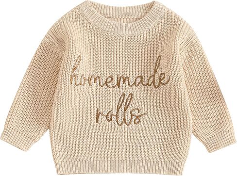 YINGISFITM Thanksgiving Baby Girl Boy Outfit Toddler Thanksgiving Halloween Sweater Knit Sweaters Fall Winter Clothes in Kuwait