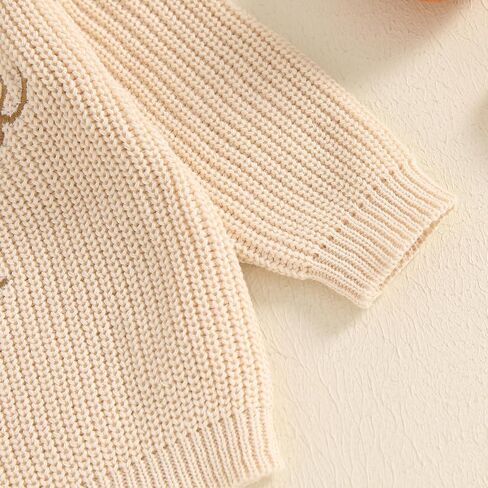 YINGISFITM Thanksgiving Baby Girl Boy Outfit Toddler Thanksgiving Halloween Sweater Knit Sweaters Fall Winter Clothes in Kuwait
