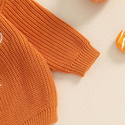YINGISFITM Thanksgiving Baby Girl Boy Outfit Toddler Thanksgiving Halloween Sweater Knit Sweaters Fall Winter Clothes in Kuwait