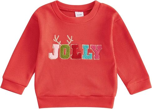 Toddler Baby Girl Boy Christmas Outfit Christmas Cookie Tester Sweatshirt Long Sleeve Pullover Fall Winter Clothes in Kuwait