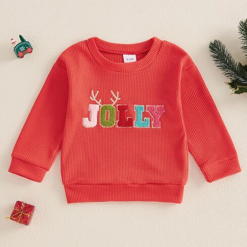 Toddler Baby Girl Boy Christmas Outfit Christmas Cookie Tester Sweatshirt Long Sleeve Pullover Fall Winter Clothes in Kuwait