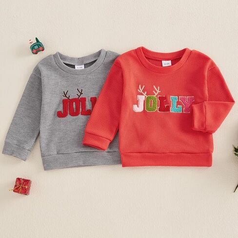 Toddler Baby Girl Boy Christmas Outfit Christmas Cookie Tester Sweatshirt Long Sleeve Pullover Fall Winter Clothes in Kuwait