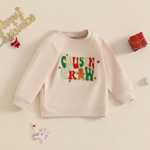 Toddler Baby Girl Boy Christmas Outfit Christmas Cookie Tester Sweatshirt Long Sleeve Pullover Fall Winter Clothes in Saudi Arabia