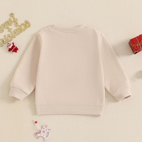 Toddler Baby Girl Boy Christmas Outfit Christmas Cookie Tester Sweatshirt Long Sleeve Pullover Fall Winter Clothes in Saudi Arabia