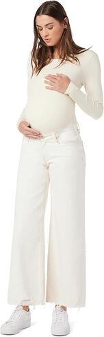 HUDSON Women's James Maternity Wide Leg Crop Jean in Saudi Arabia