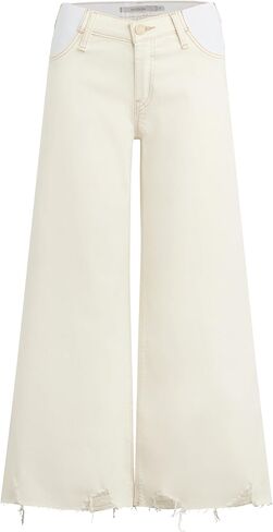 HUDSON Women's James Maternity Wide Leg Crop Jean in Saudi Arabia