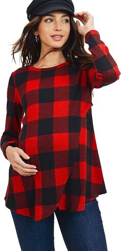 Women's Maternity Nursing Sweater Tunic Top in Kuwait