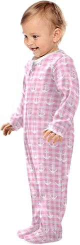 Dussdil Baby One-Piece Footies Newborn Rompers Pajamas Cotton Footed Pjs for Sleep Play Boys Girls in Kuwait