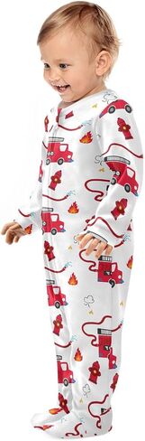 Dussdil Baby One-Piece Footies Newborn Rompers Pajamas Cotton Footed Pjs for Sleep Play Boys Girls in Kuwait