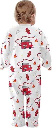 Dussdil Baby One-Piece Footies Newborn Rompers Pajamas Cotton Footed Pjs for Sleep Play Boys Girls in Kuwait