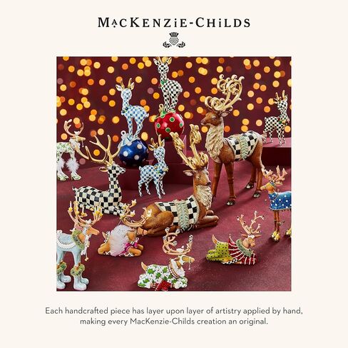 MACKENZIE-CHILDS Patience Brewster Dash Away Donna Reindeer Decoration, Holiday and Christmas Decoration for Home in Kuwait