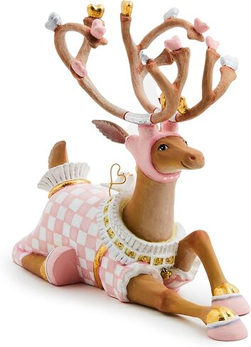 MACKENZIE-CHILDS Patience Brewster Dash Away Donna Reindeer Decoration, Holiday and Christmas Decoration for Home in Kuwait