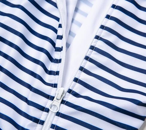 BONVERANO Baby Boy Recycled Sustainable Swimwear One Piece UPF 50+ Full Zip Long Sleeve Sunsuit in Kuwait