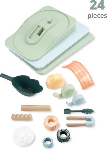 طاولة حسية للأطفال 3 في 1 من سكيب هوب ديسكفوسيتي مع 13 أداة حسية مستوحاة من الطبيعة ودليل أنشطة مكون من 8 صفحات وسلتين وغطاءين قابلين للتحويل، لعمر 18 شهرًا فما فوق in Kuwait