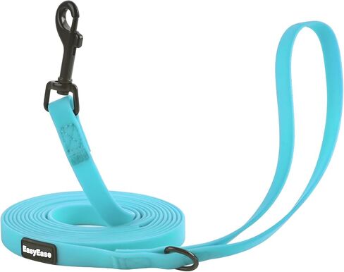 Small Dog Dog Leash with Electroplated Black Hardware, Lightweight Dog Leash with Traffic Handle, 10FT Waterproof Black Dog Leash Coated with Durable and Odor Free Material for Small and Medium Dogs in Saudi Arabia