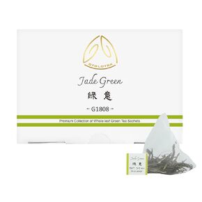 GTGLOTRA Premium Pure Green Tea Bag, 24 Pyramid Teabags, 100% Natural Tea Taste, Easy Brew, Suitable for Gift, Office Reception, Family Party - 24 Sachets (4 Pack)