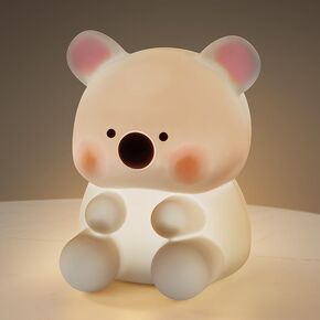 Gelielim Toddler Night Light, Squishy Night Light for Kids with 2 Level Brightness and Timer, Baby Night Lights for Nursery, Rechargeable Touch Night Lamp for Breastfeeding Toddler Baby Kids Decor
