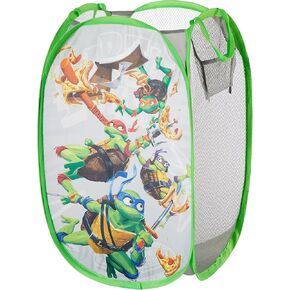 Teenage Mutant Ninja Turtles: Mutant Mayhem Pop Up Hamper with Durable Carry Handles, 21'' H x 13.5'' W X 13.5'' L