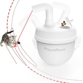 Cat Laser Toy,Cat Laser Toy Automatic Rechargeability,360° Rotation Out of Real Randomized Trajectory Motion,3 Modes Interactive Laser Toy for Cats for Bored Indoor Adult Cat Kittens (Green) in Saudi Arabia