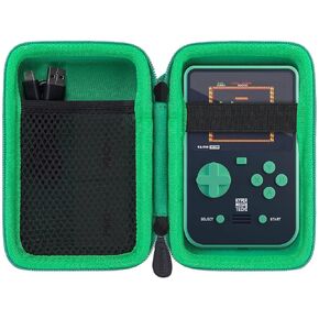 حقيبة حمل صلبة من Aenllosi متوافقة مع Blaze Atari/Technos/Taito/Capcom Super Pocket Arcade Gaming Handhled، أحمر (الجراب فقط)