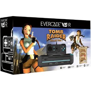 وحدة تحكم الألعاب Evercade VS-R Retro مع - تتضمن وحدة تحكم واحدة وTomb Raider 1 و2 و3