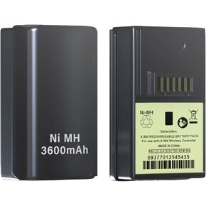 for Xbox 360 Controller Rechargeable Battery Pack 3600mAh (2Pack)