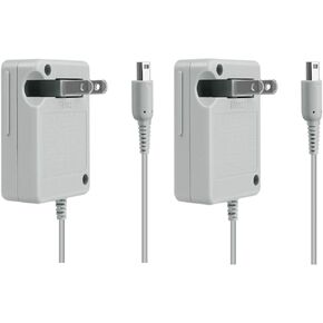 3DS Charger, Lyyes Dsi Charger Compatible with Nintendo 3DS/ 3DSXL/ DSI/DSIXL/ 2DS/2DS XL, 2 Pack